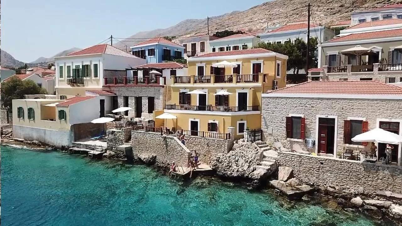 Villa Amalia Chalki Town Exterior foto