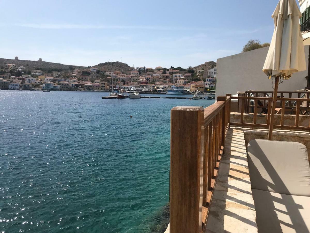 Villa Amalia Chalki Town Exterior foto